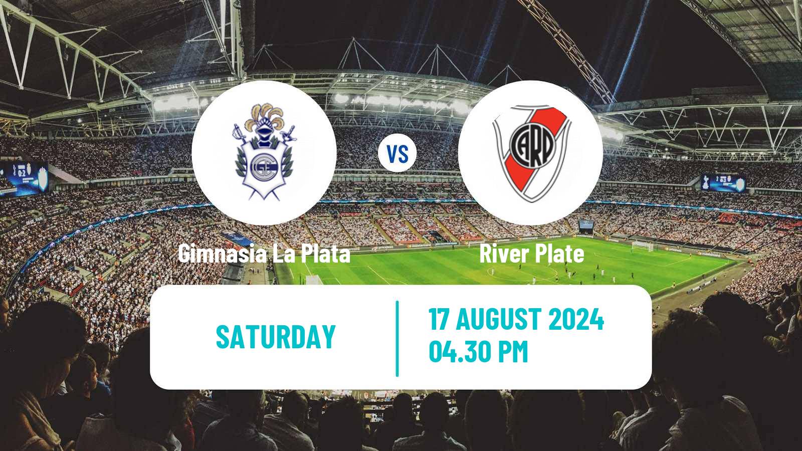 Soccer Argentinian Liga Profesional Gimnasia La Plata - River Plate