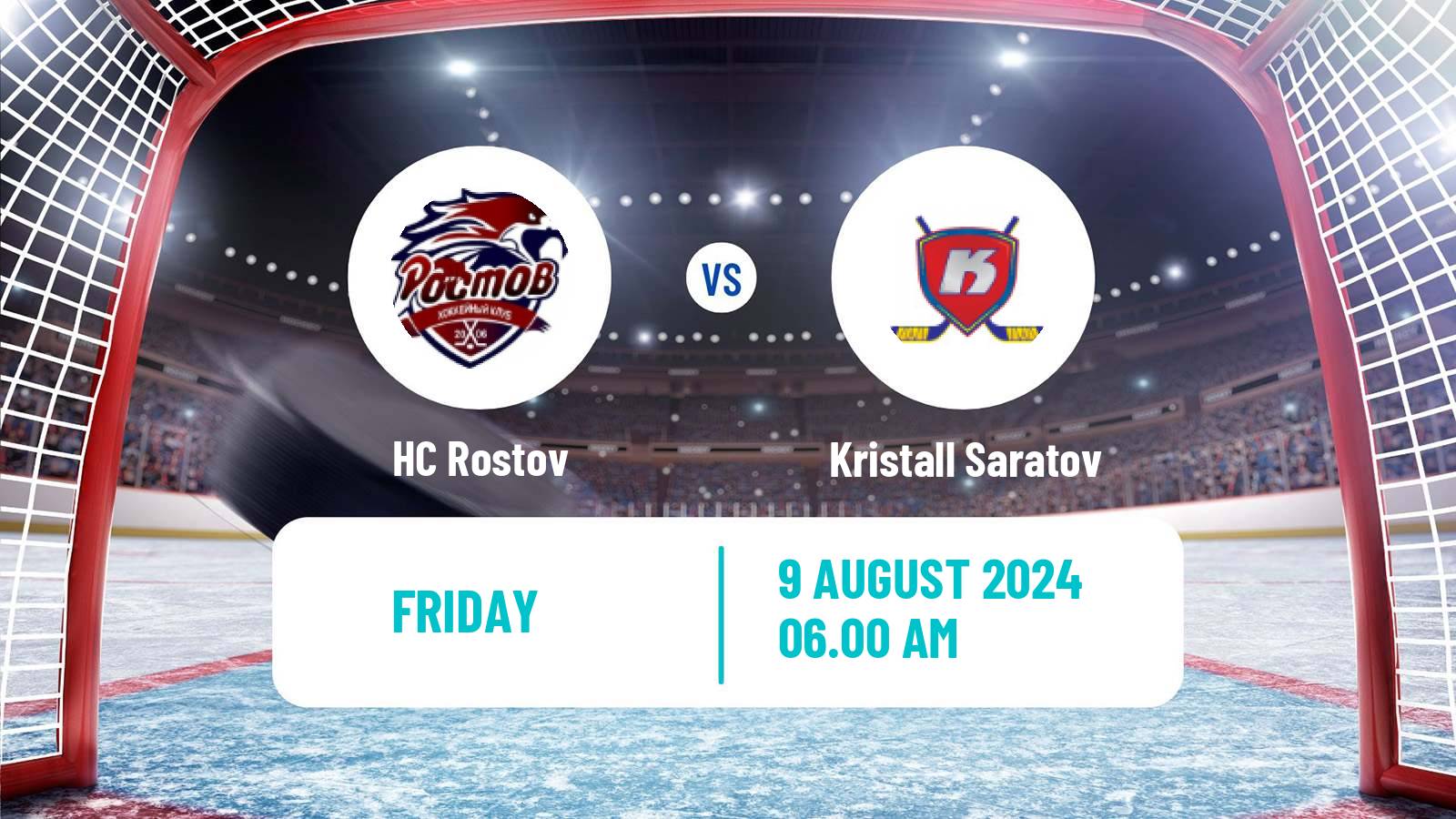 Hockey Club Friendly Ice Hockey Rostov - Kristall Saratov