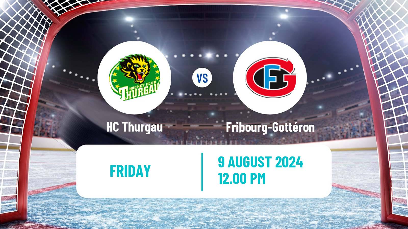 Hockey Club Friendly Ice Hockey Thurgau - Fribourg-Gottéron