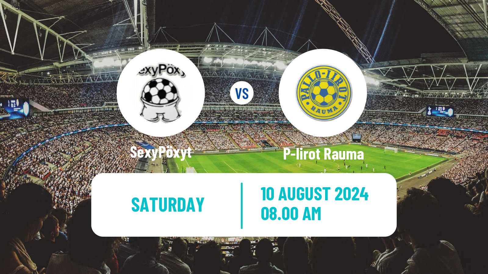 Soccer Finnish Kakkonen Group B SexyPöxyt - P-Iirot Rauma