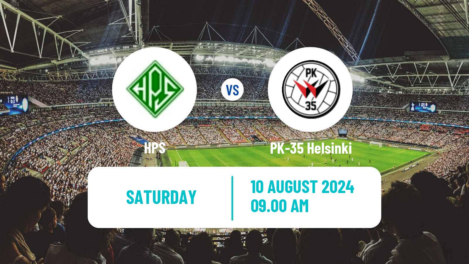 Soccer Finnish Kansallinen Liiga Women HPS - PK-35 Helsinki