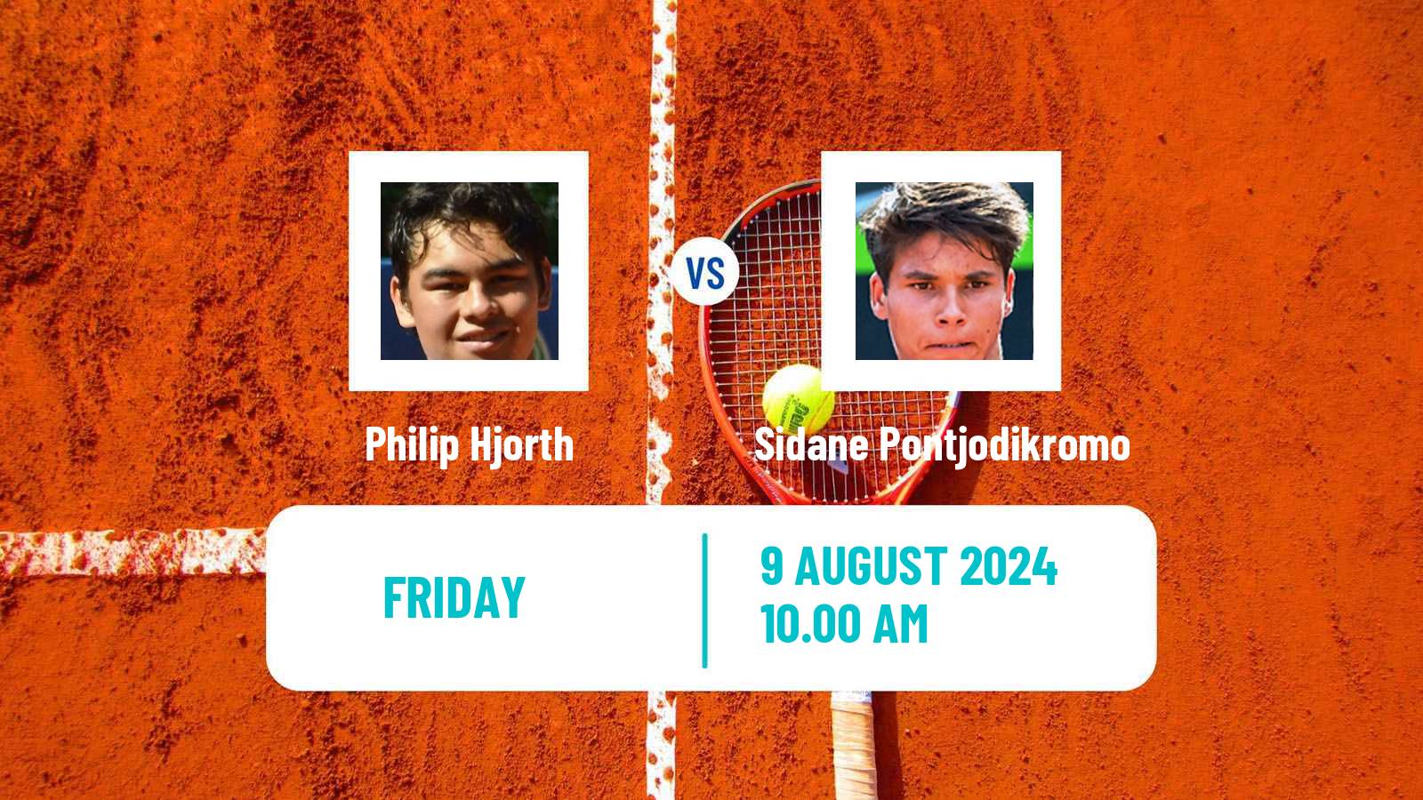 Tennis ITF M15 Eupen Men Philip Hjorth - Sidane Pontjodikromo