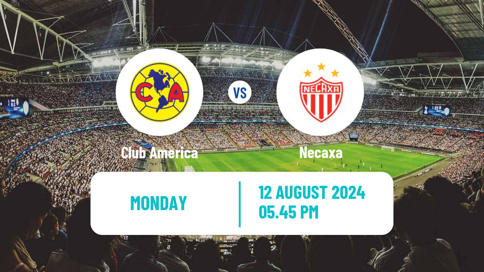 Soccer Mexican Liga MX Women Club America - Necaxa