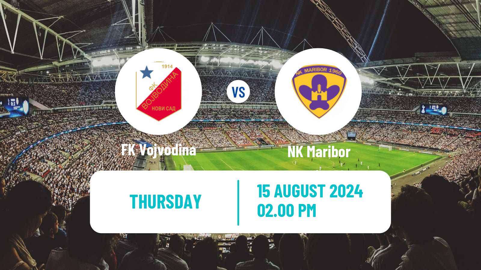 Soccer UEFA Europa Conference League Vojvodina - Maribor