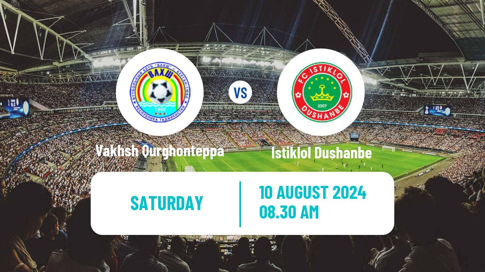 Soccer Tajik League Vakhsh Qurghonteppa - Istiklol Dushanbe