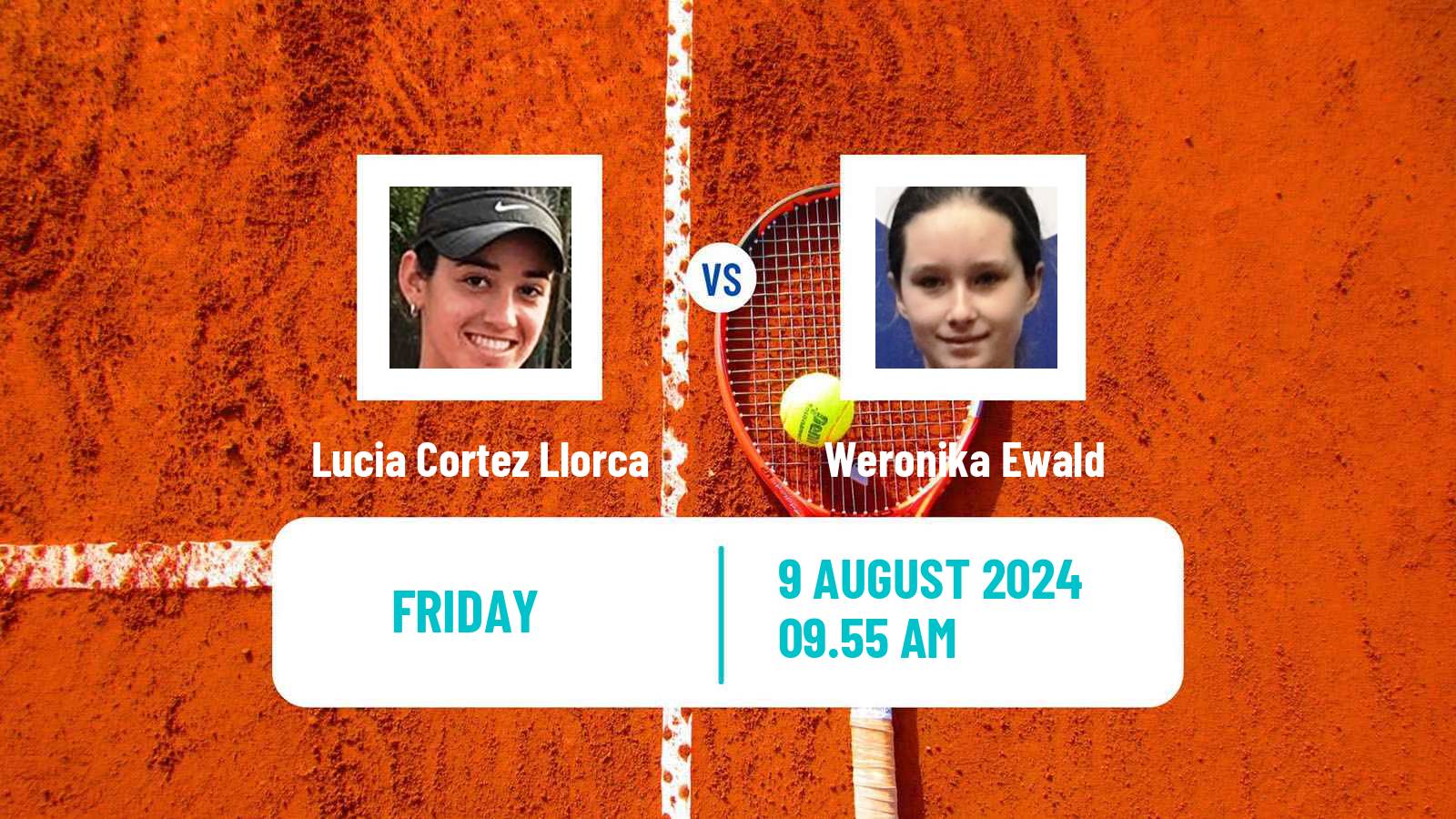 Tennis ITF W50 Bytom Women Lucia Cortez Llorca - Weronika Ewald