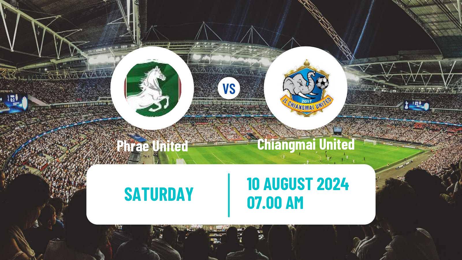 Soccer Thai League 2 Phrae United - Chiangmai United