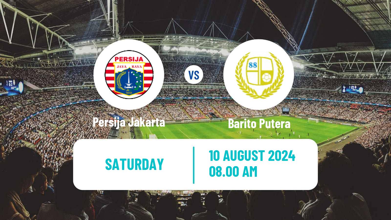 Soccer Indonesian Liga 1 Persija Jakarta - Barito Putera