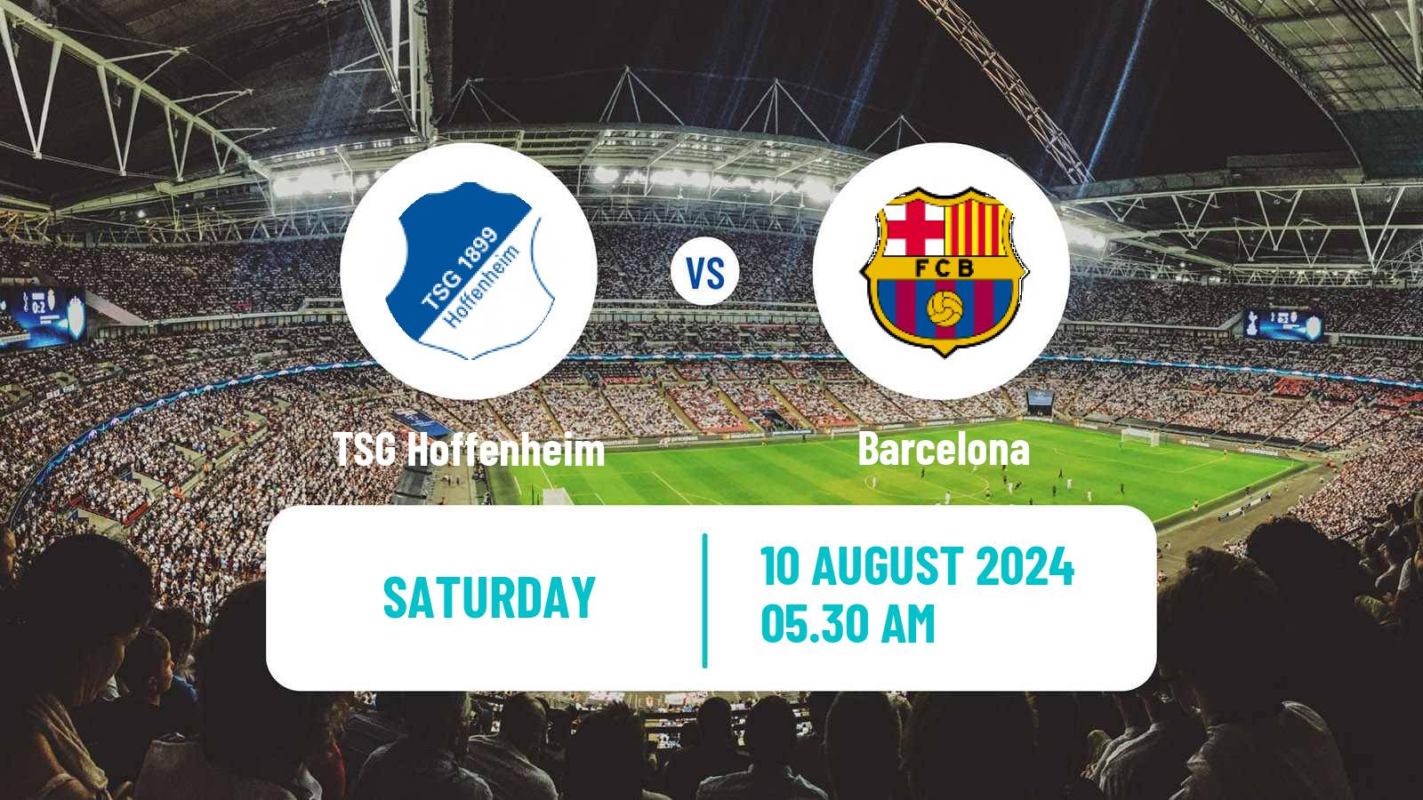 Soccer Club Friendly Women TSG Hoffenheim - Barcelona