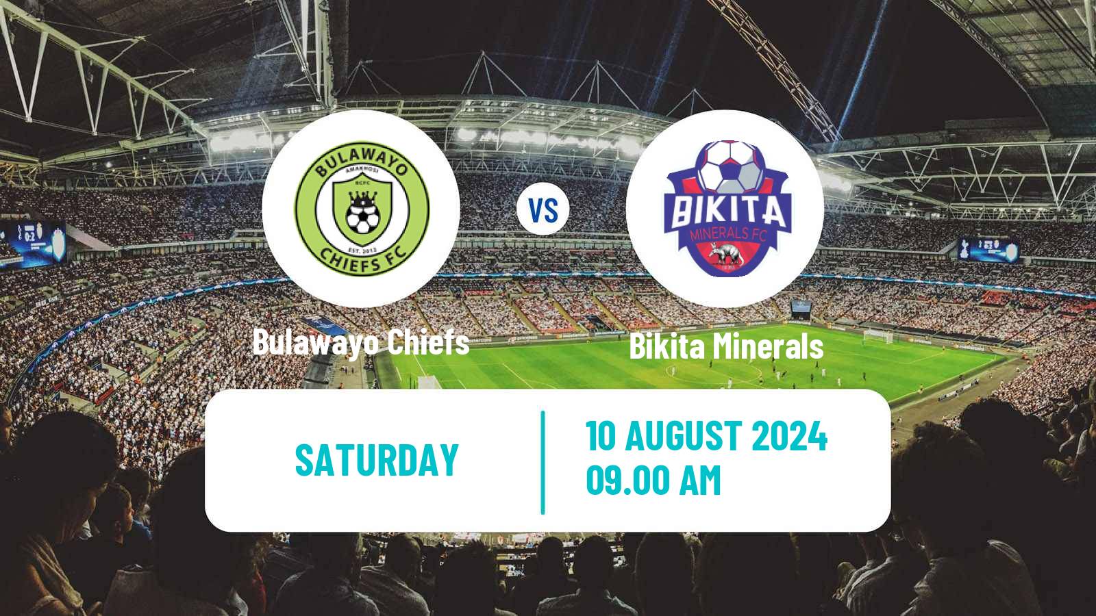 Soccer Zimbabwe Premier League Bulawayo Chiefs - Bikita Minerals