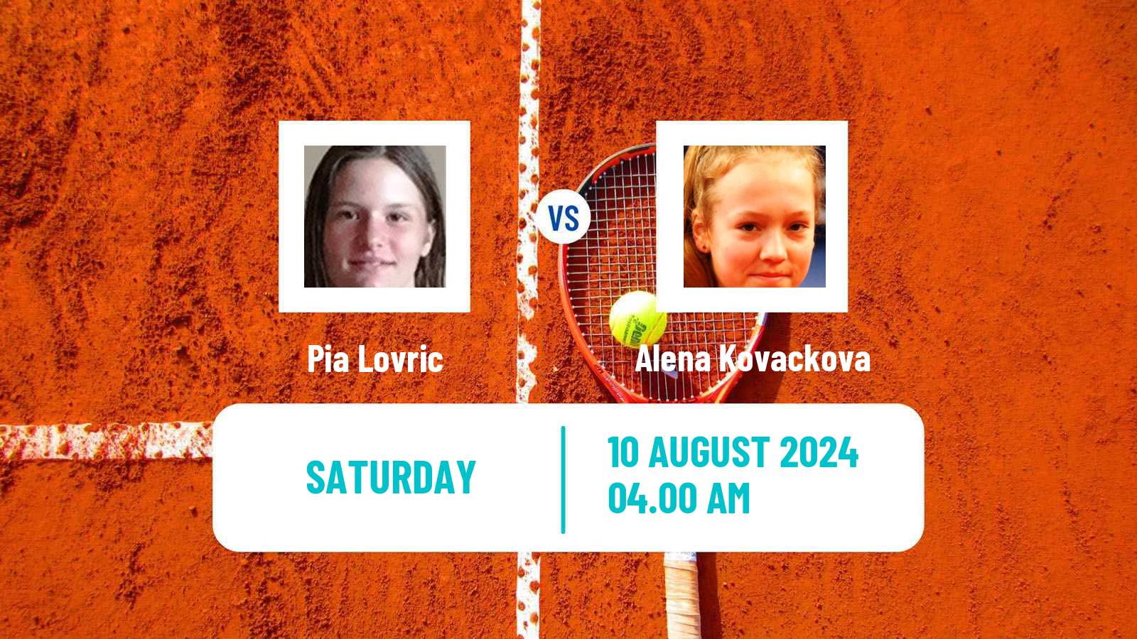 Tennis ITF W15 Slovenske Konjice Women Pia Lovric - Alena Kovackova