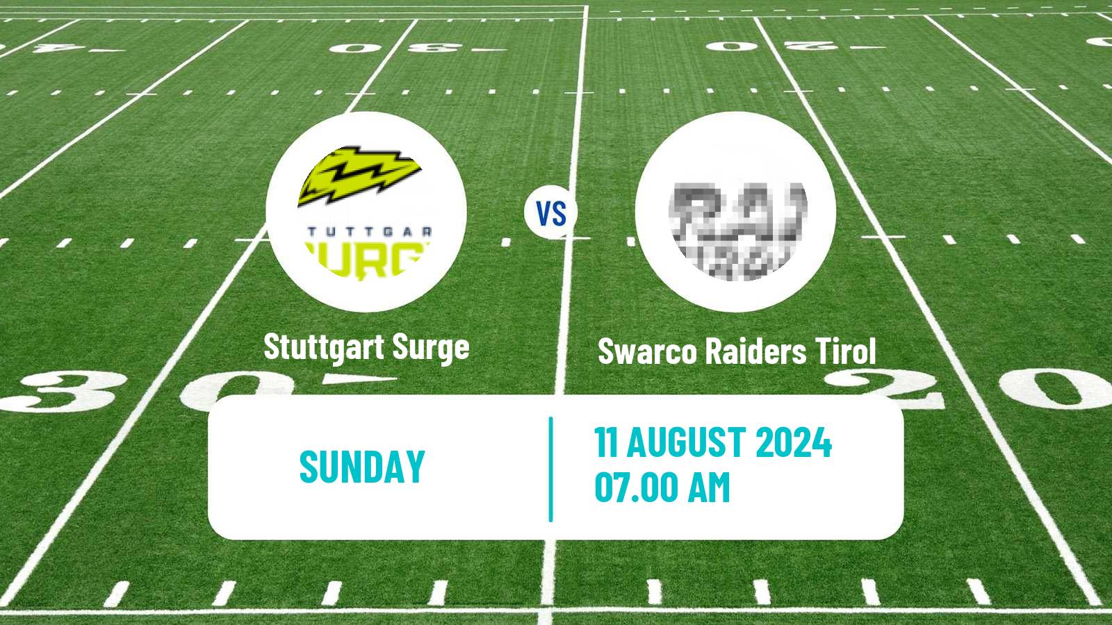 American football European League of American Football Stuttgart Surge - Swarco Raiders Tirol