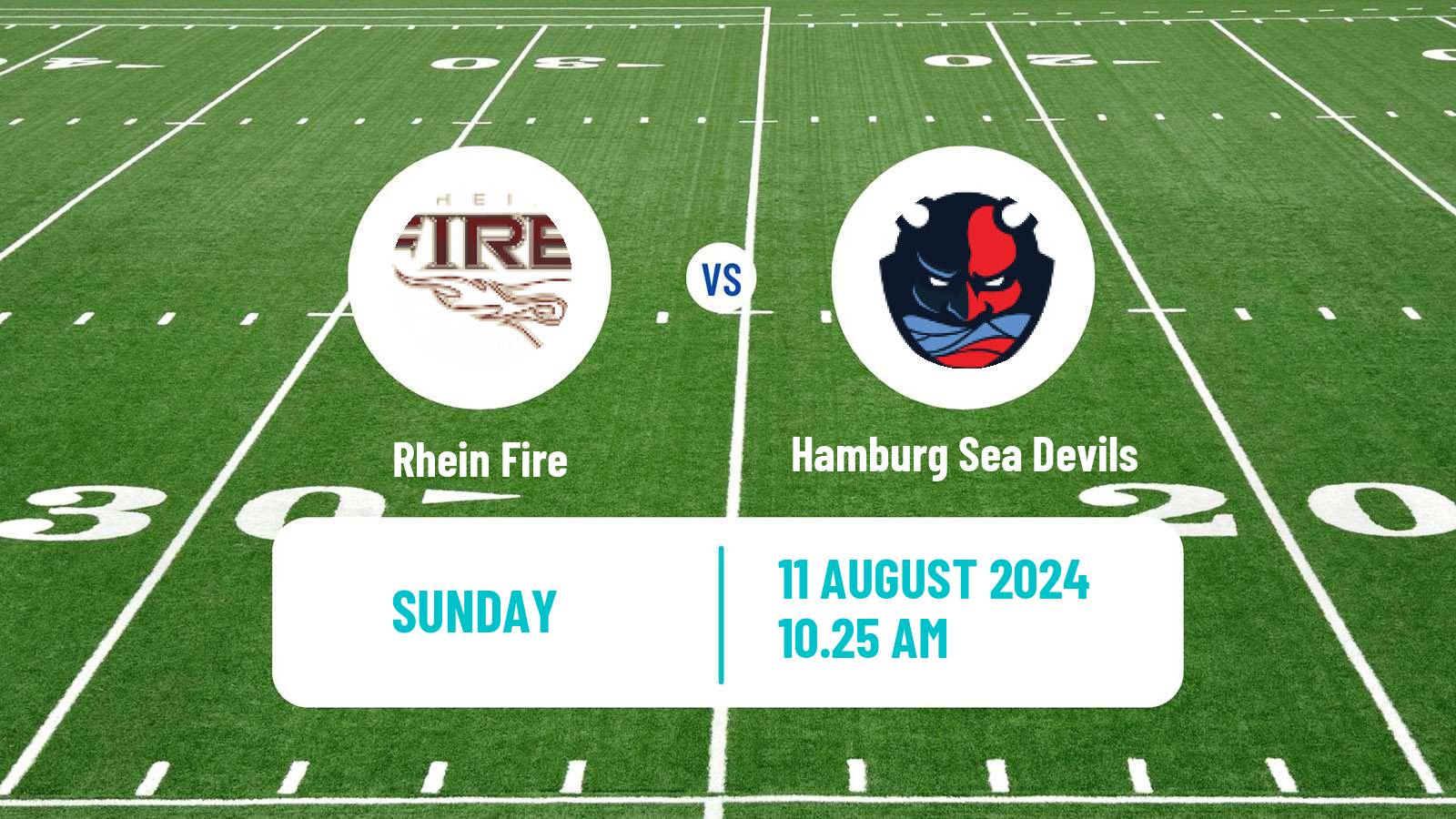 American football European League of American Football Rhein Fire - Hamburg Sea Devils