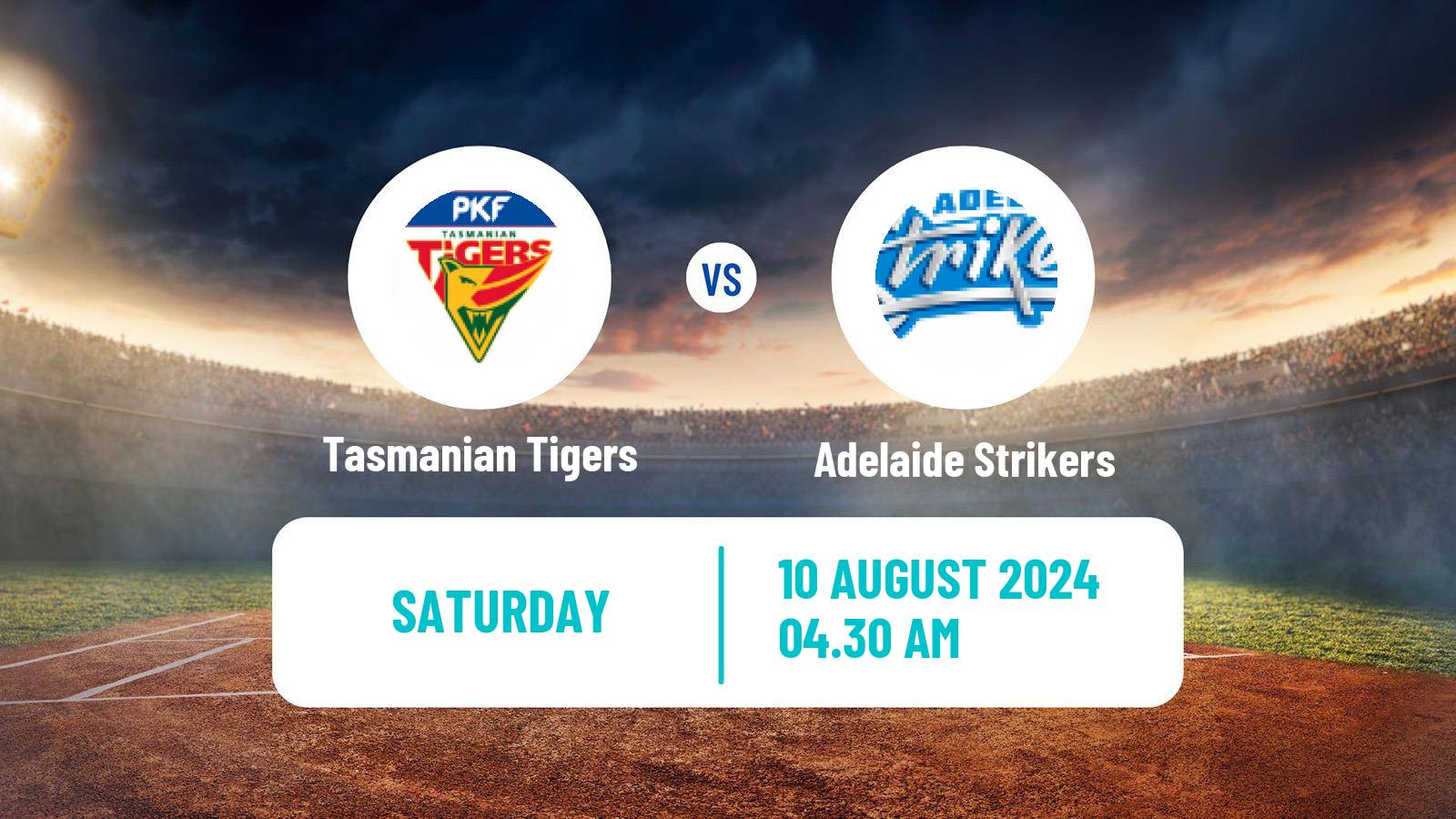 Cricket Australian Top End Series Tasmanian Tigers - Adelaide Strikers