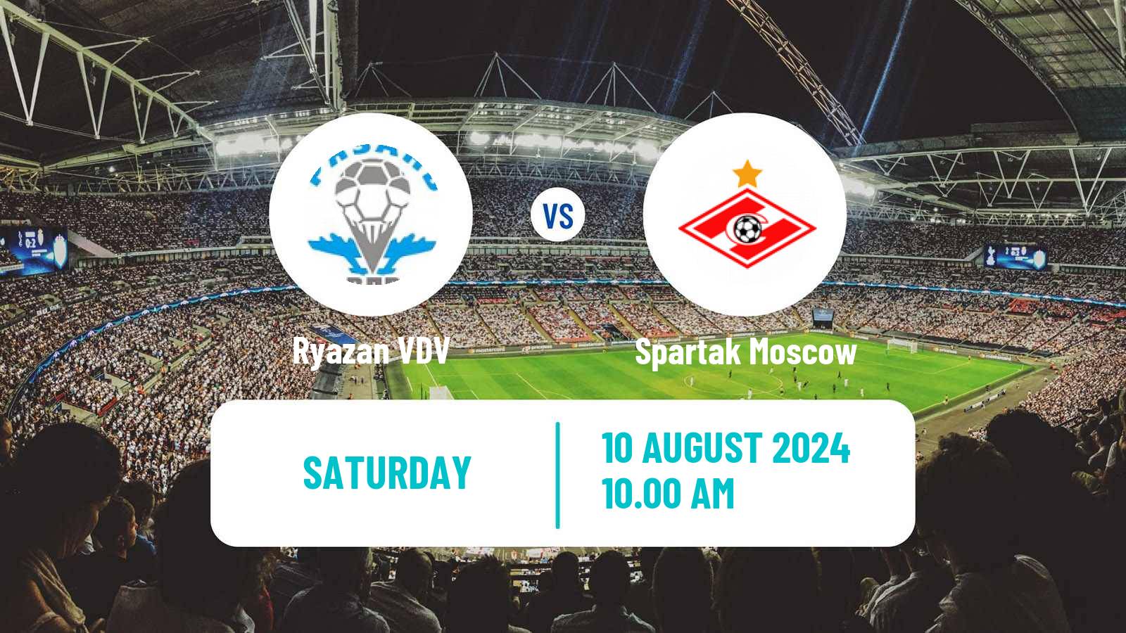 Soccer Russian Supreme Division Women Ryazan VDV - Spartak Moscow