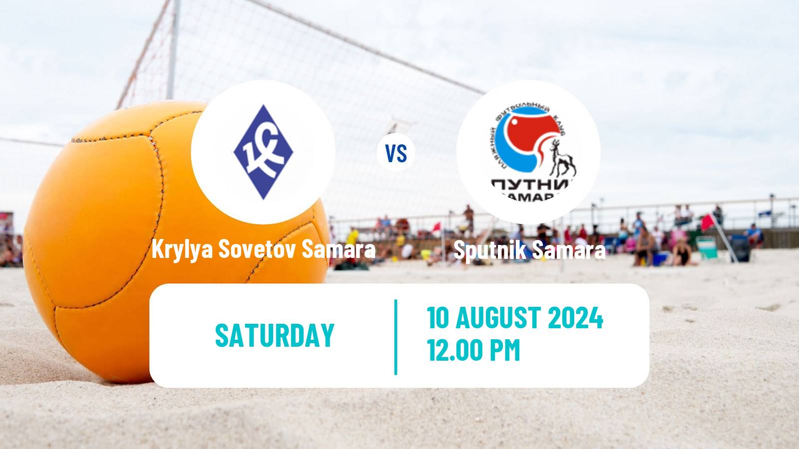 Beach soccer Superliga Krylya Sovetov Samara - Sputnik Samara