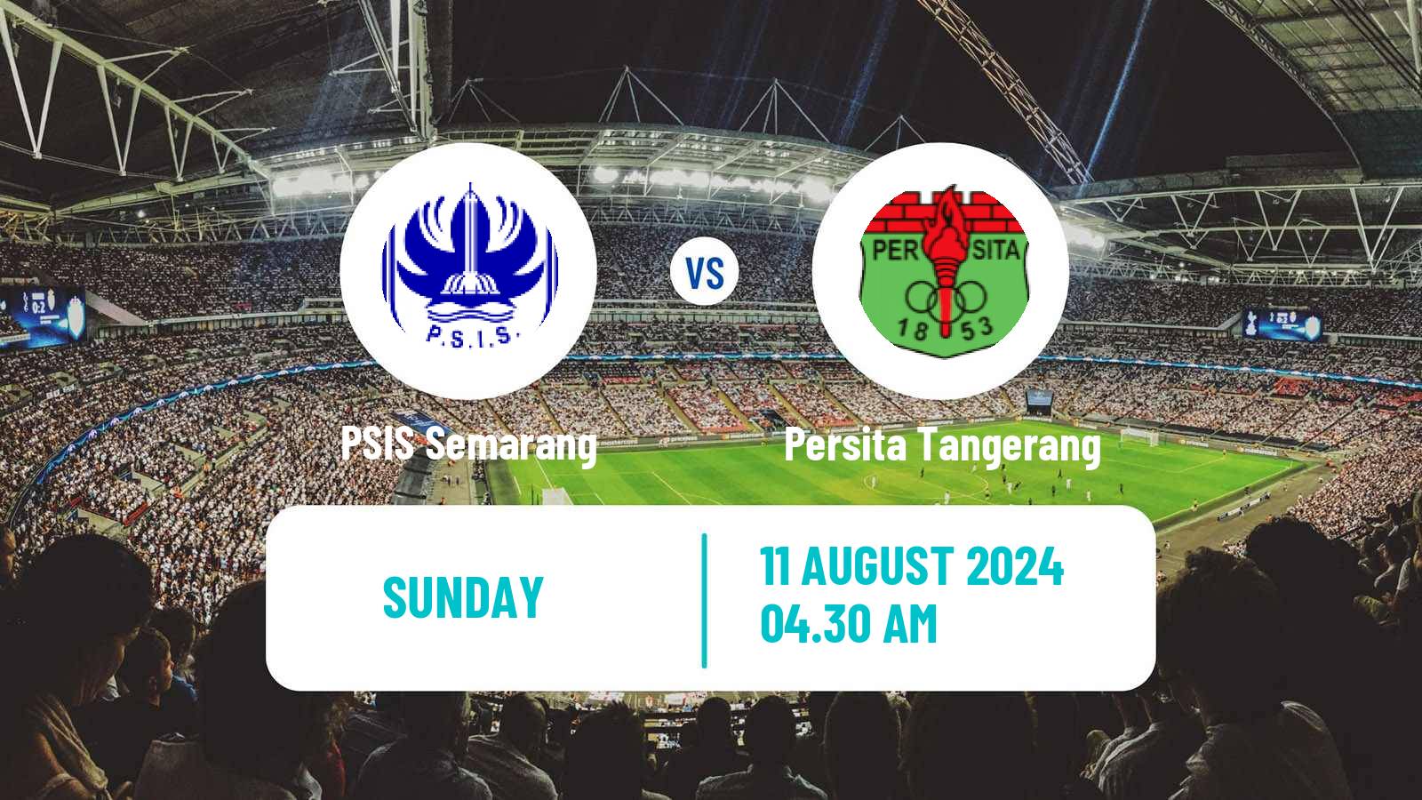 Soccer Indonesian Liga 1 PSIS Semarang - Persita Tangerang