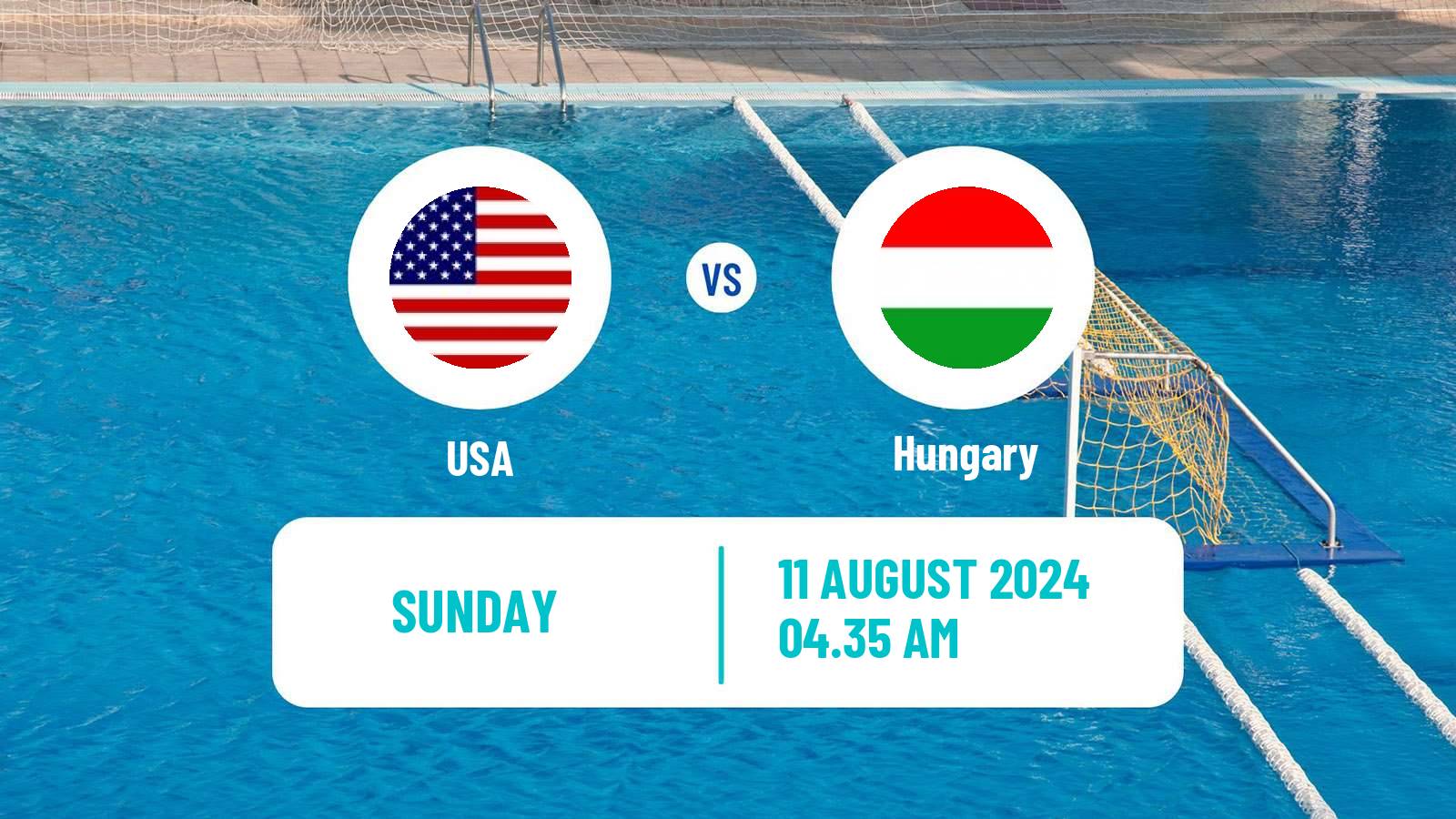 Water polo Olympic Games - Water polo USA - Hungary