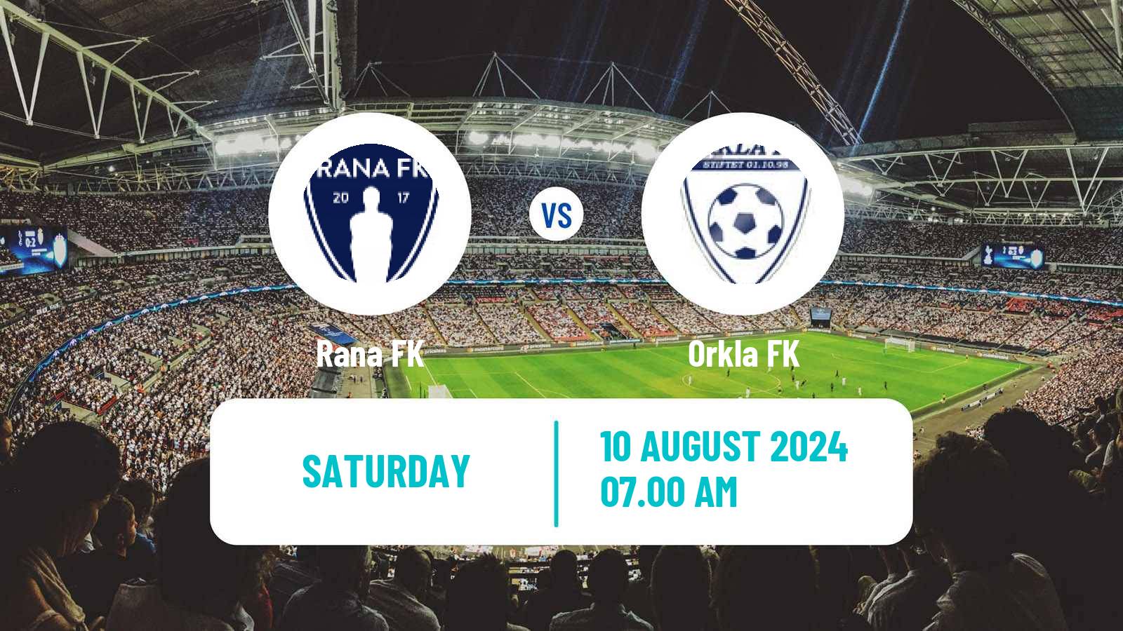 Soccer Norwegian Division 3 - Group 4 Rana - Orkla FK