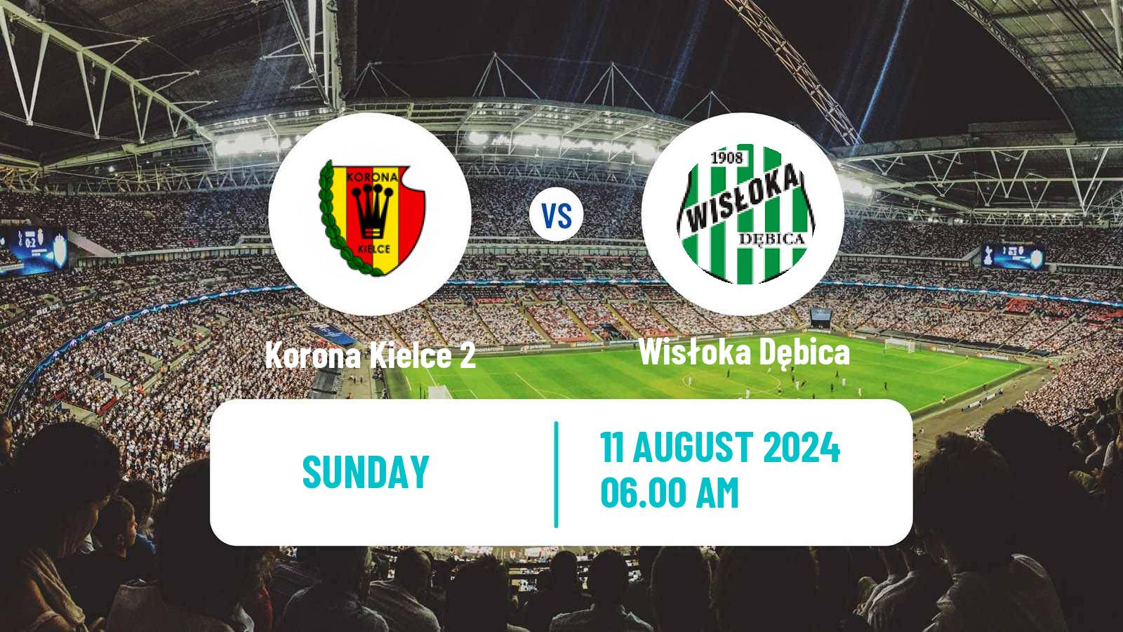 Soccer Polish Division 3 - Group IV Korona Kielce 2 - Wisłoka Dębica