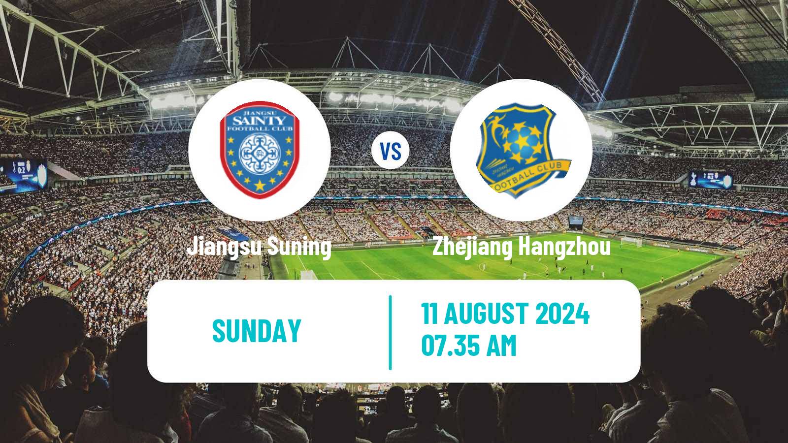 Soccer Chinese Super League Women Jiangsu Suning - Zhejiang Hangzhou