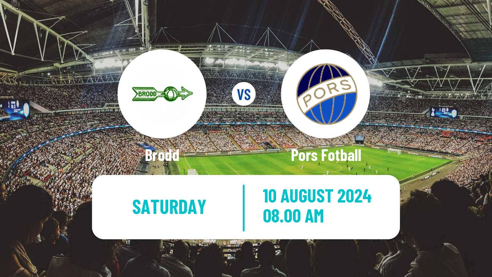 Soccer Norwegian Division 3 - Group 2 Brodd - Pors