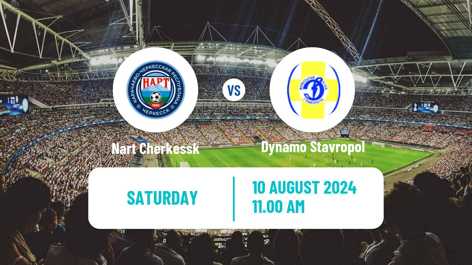 Soccer FNL 2 Division B Group 1 Nart Cherkessk - Dynamo Stavropol