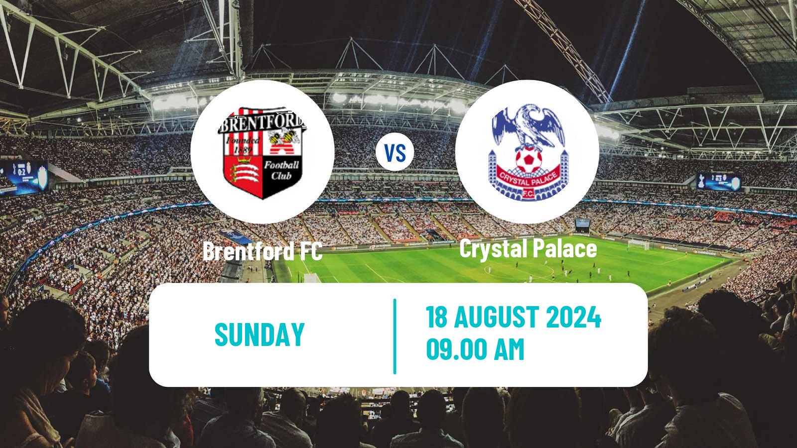 Soccer English Premier League Brentford - Crystal Palace