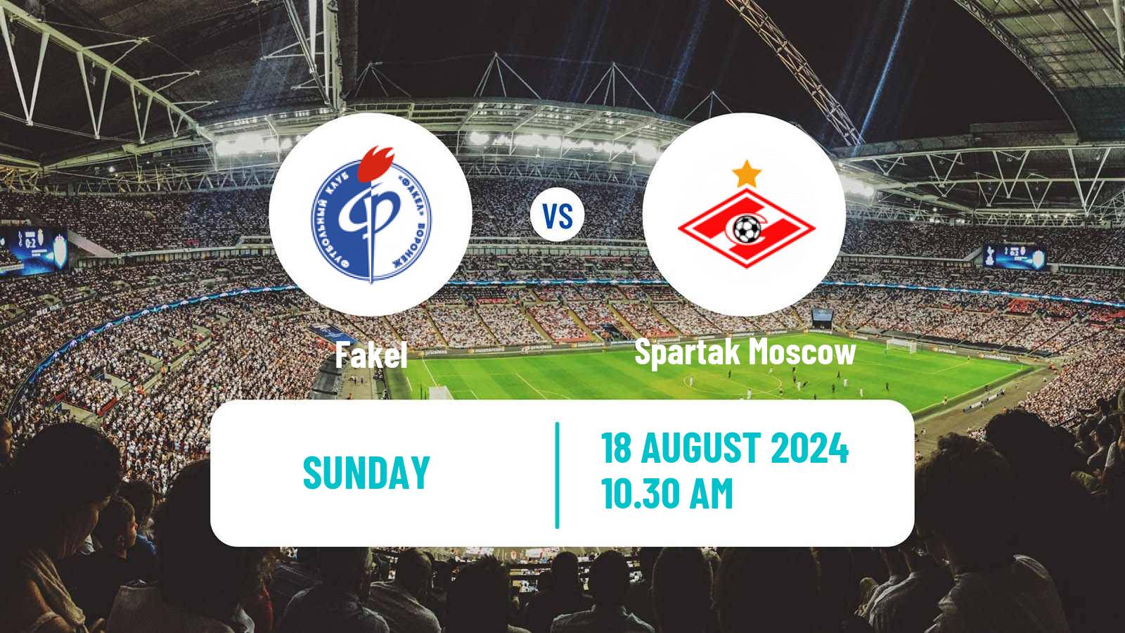 Soccer Russian Premier League Spartak Moscow - Fakel