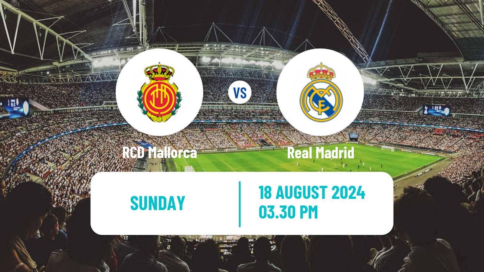 Soccer Spanish LaLiga Mallorca - Real Madrid