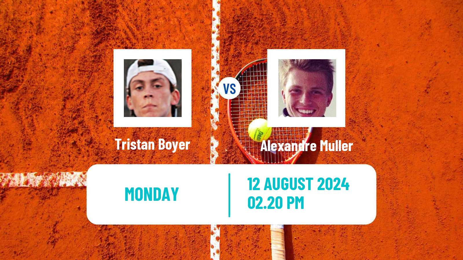 Tennis Cary Challenger Men Tristan Boyer - Alexandre Muller