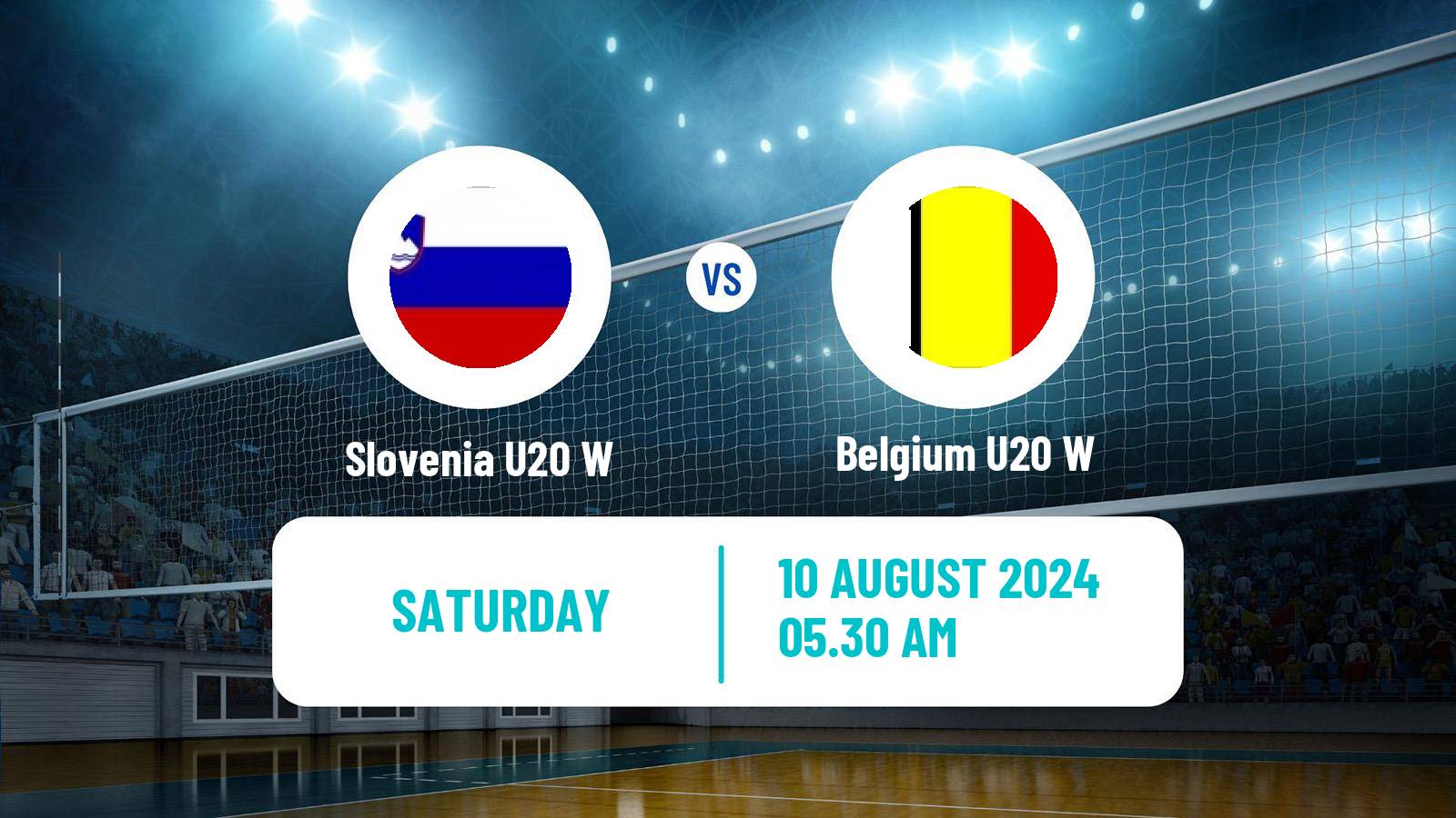 Volleyball European Championship U20 Volleyball Women Slovenia U20 W - Belgium U20 W