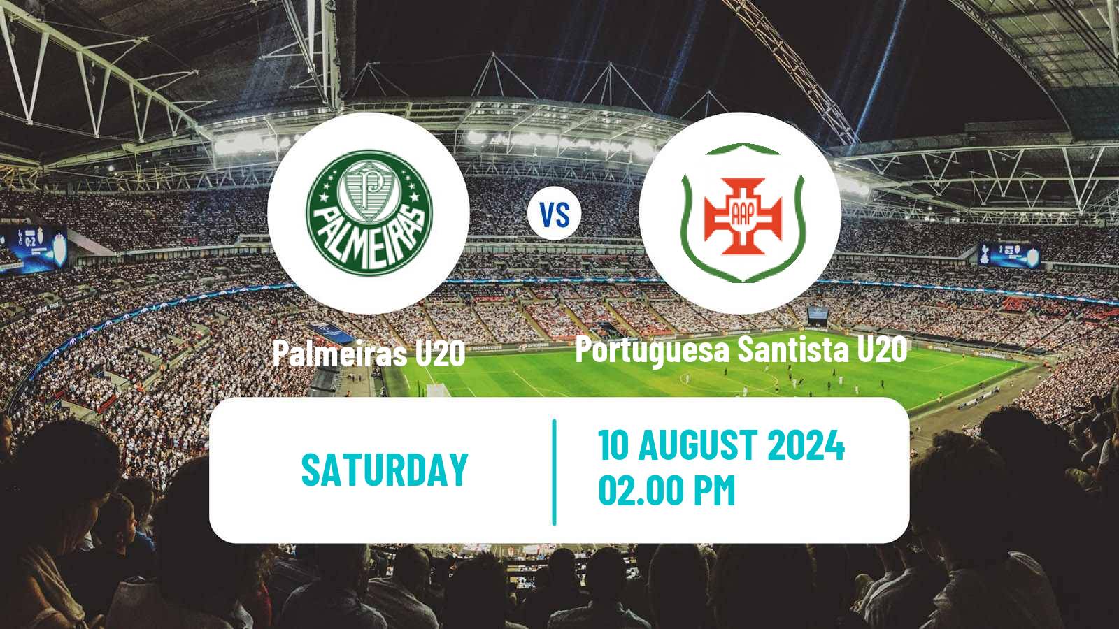 Soccer Brazilian Paulista U20 Palmeiras U20 - Portuguesa Santista U20