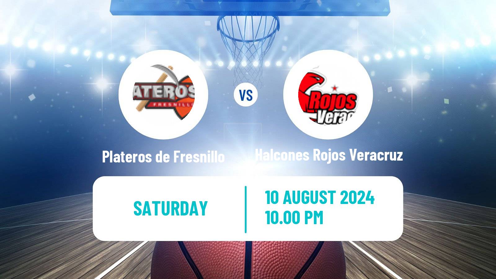 Basketball Mexican LNBP Plateros de Fresnillo - Halcones Rojos Veracruz