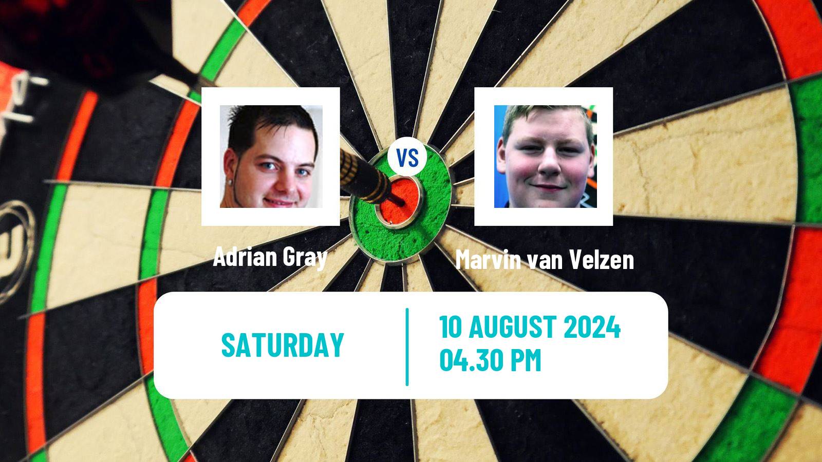 Darts Modus Super Series Adrian Gray - Marvin van Velzen