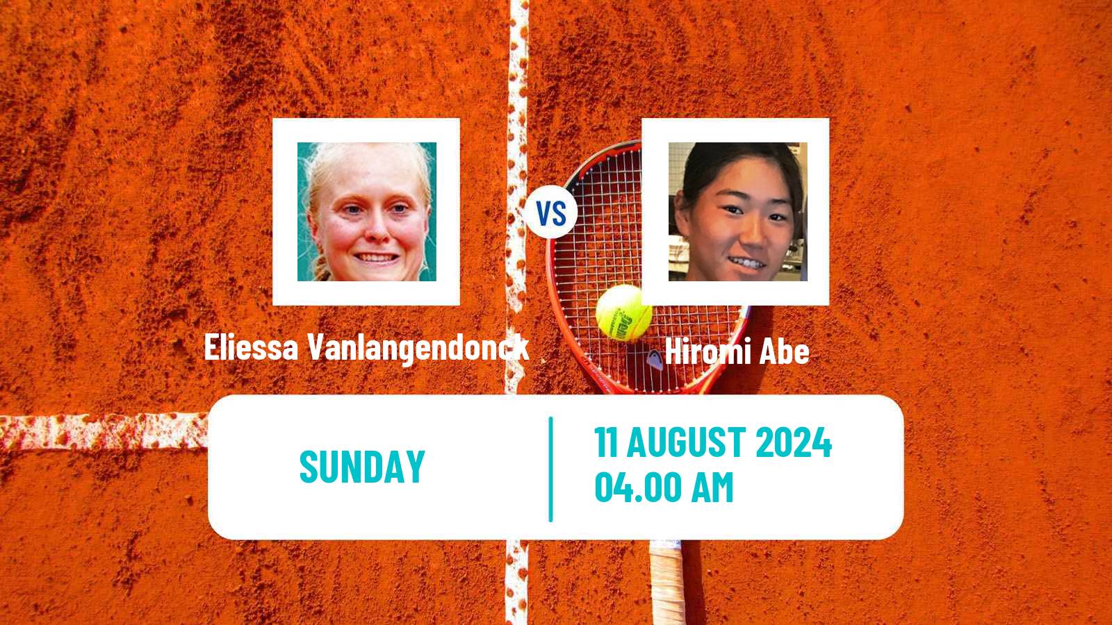 Tennis ITF W15 Monastir 30 Women Eliessa Vanlangendonck - Hiromi Abe