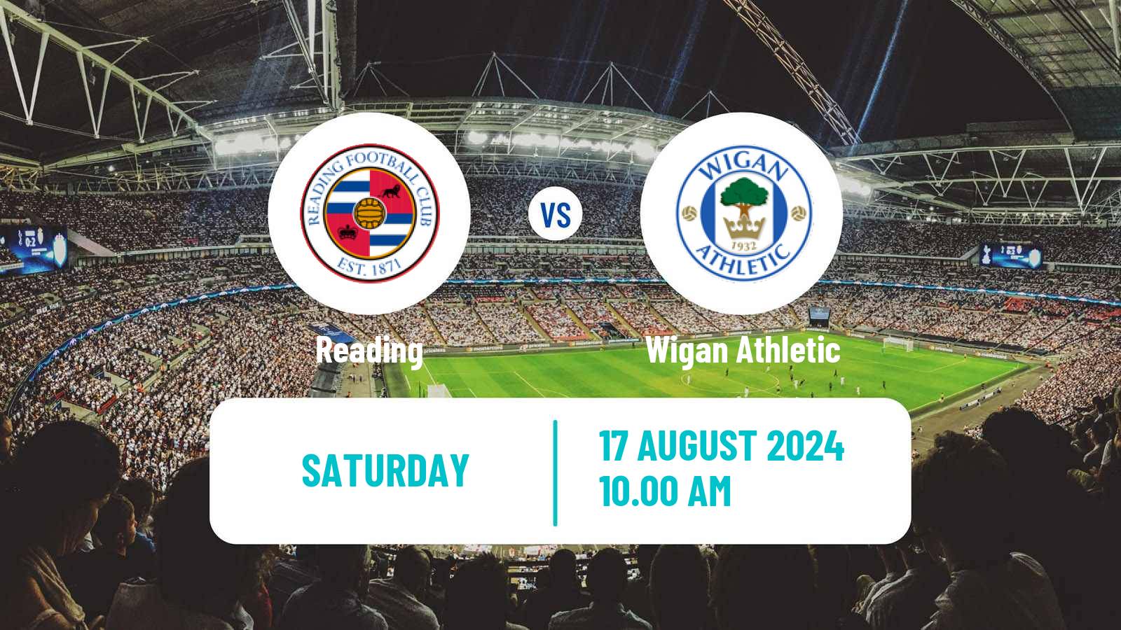 Soccer English League One Reading - Wigan Athletic