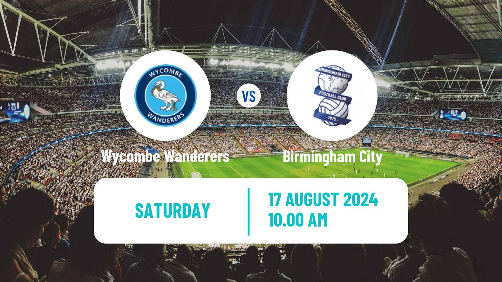 Soccer English League One Wycombe Wanderers - Birmingham City