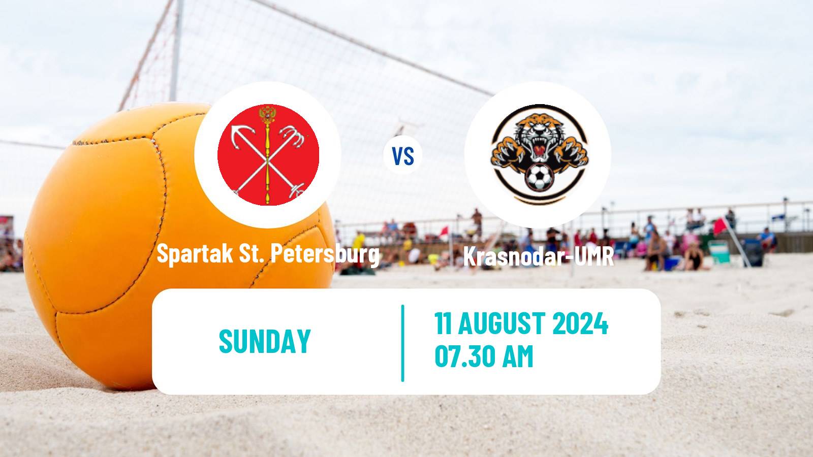 Beach soccer Superliga Spartak St. Petersburg - Krasnodar-UMR