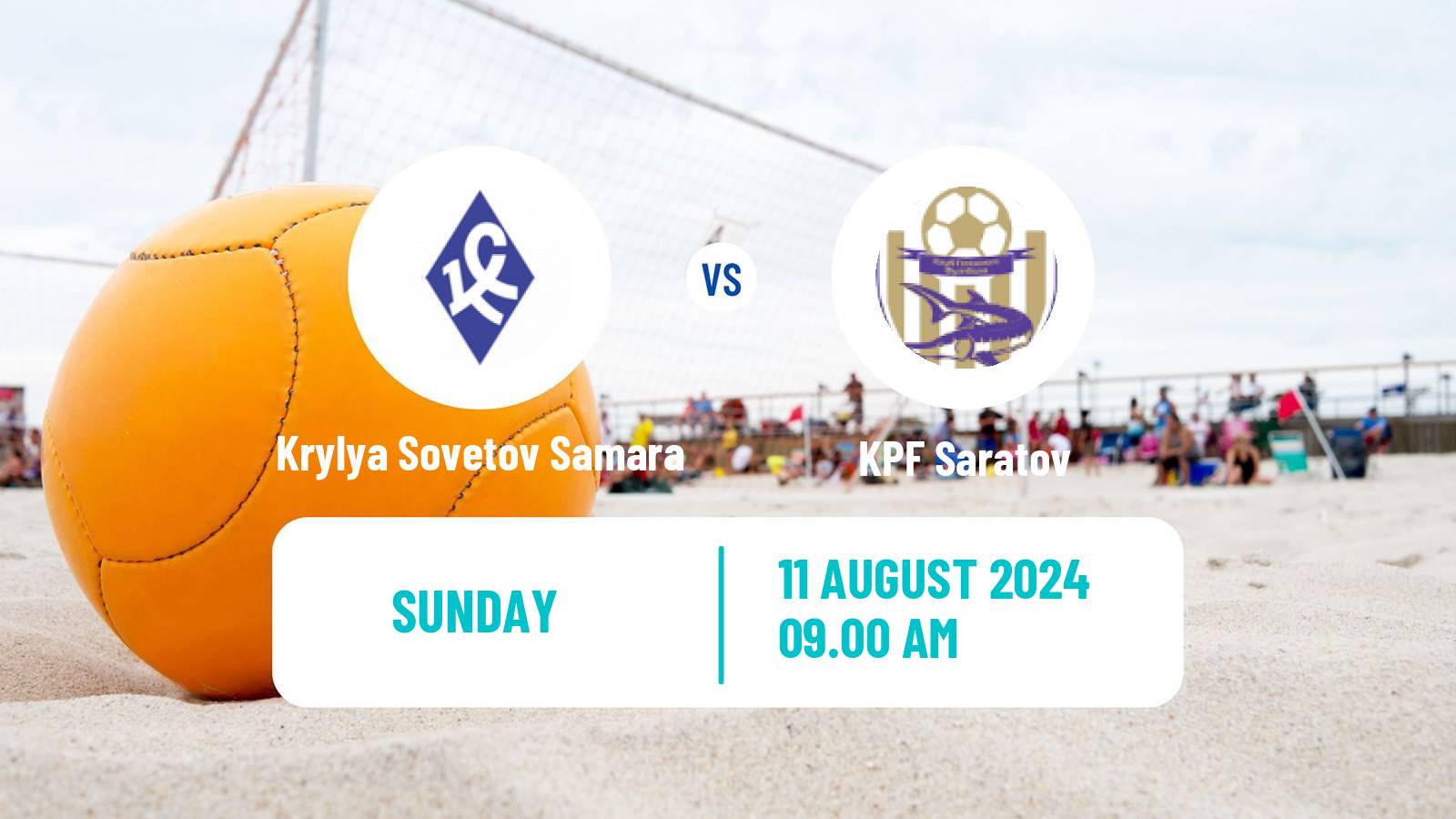 Beach soccer Superliga Krylya Sovetov Samara - KPF Saratov