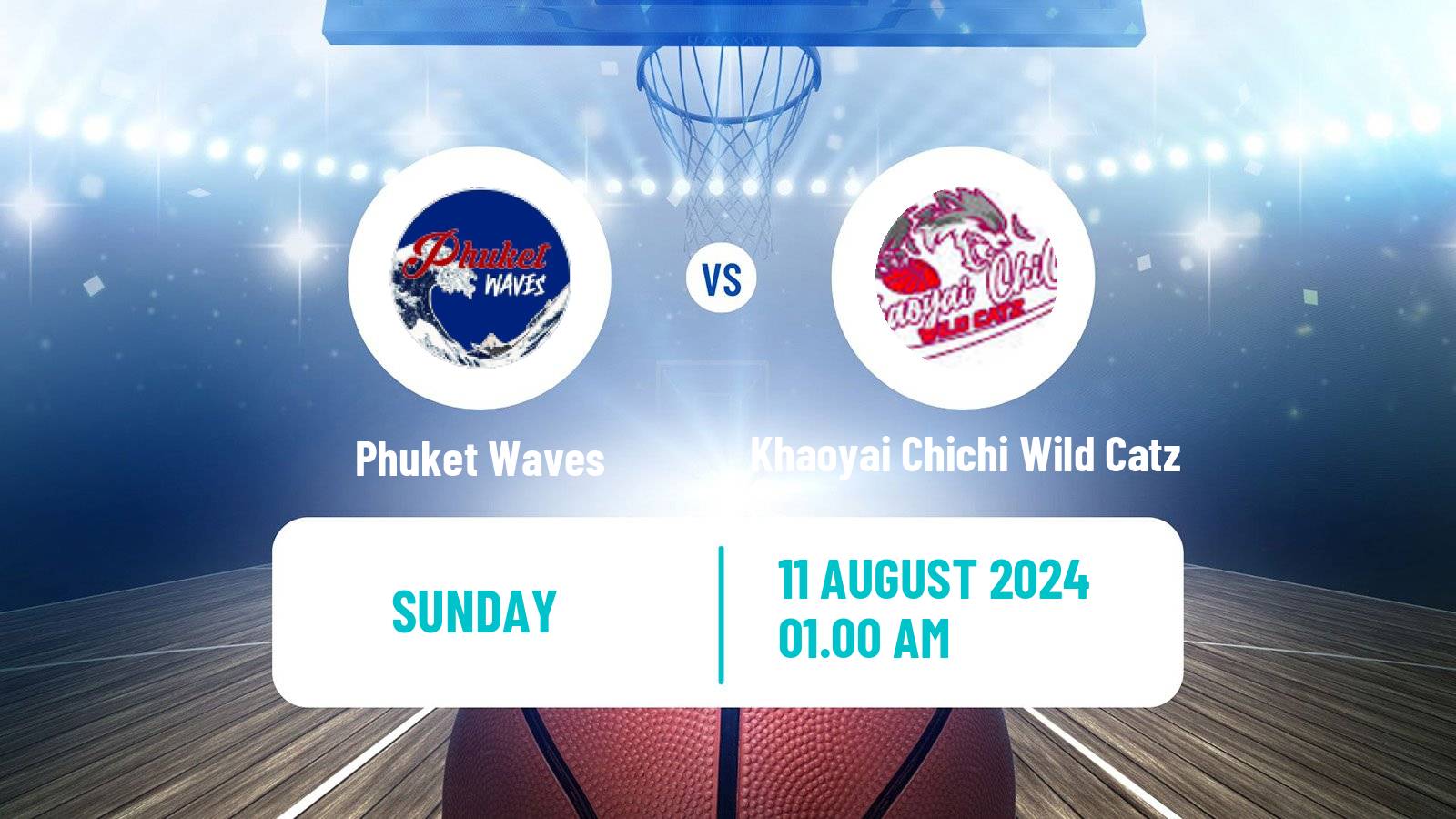 Basketball Thai TBL Phuket Waves - Khaoyai Chichi Wild Catz