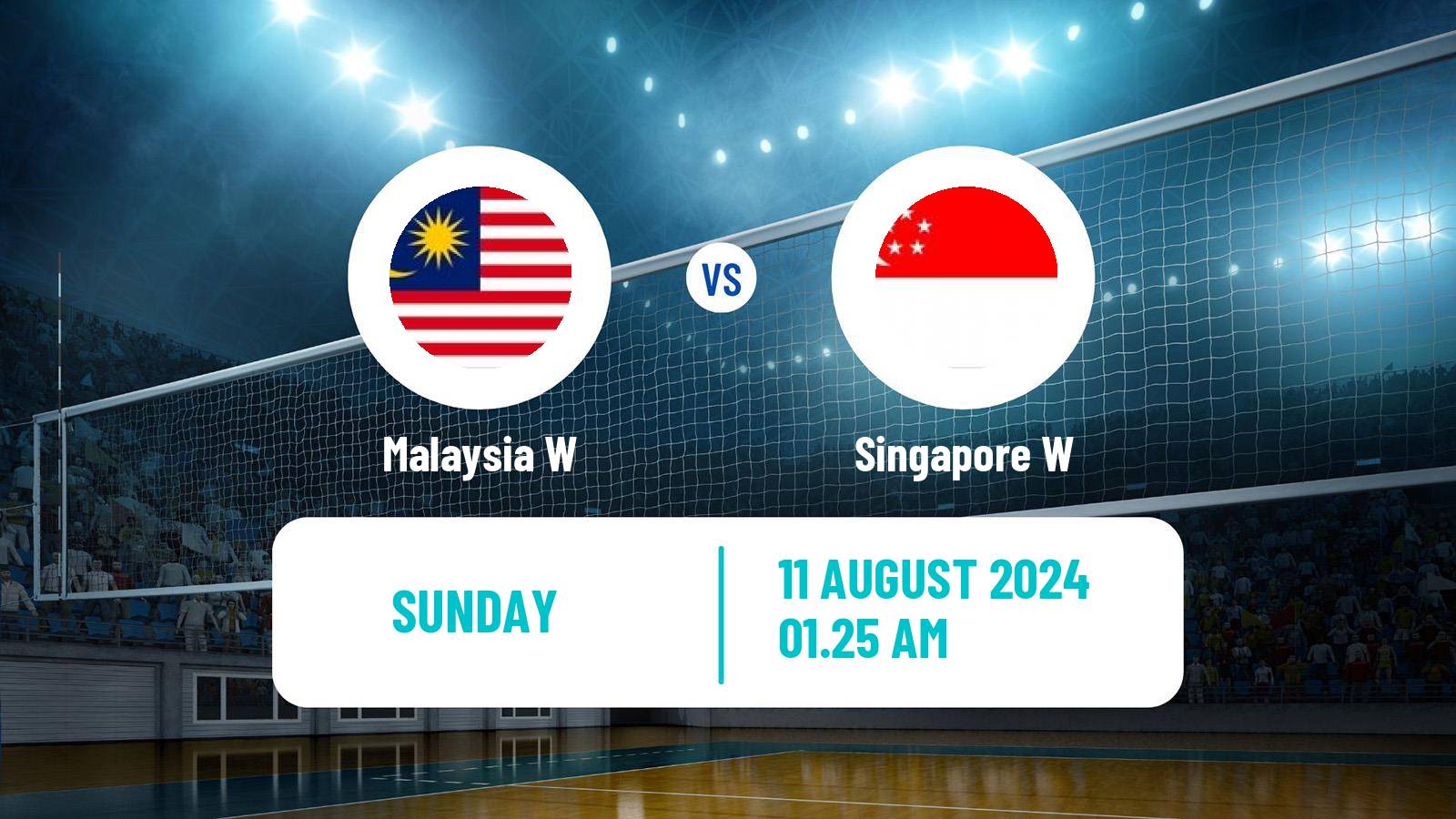 Volleyball Friendly International Volleyball Women Malaysia W - Singapore W