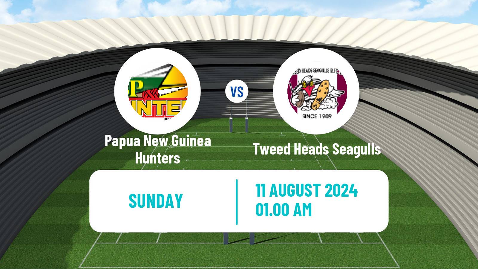 Rugby league Australian Queensland Cup Papua New Guinea Hunters - Tweed Heads Seagulls