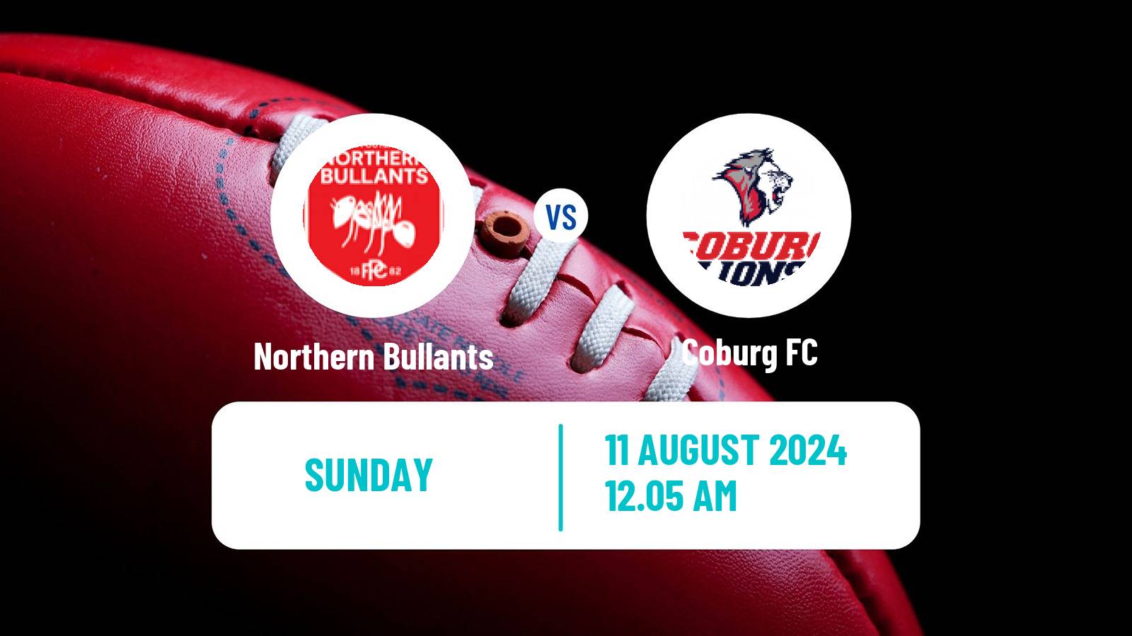 Aussie rules VFL Northern Bullants - Coburg