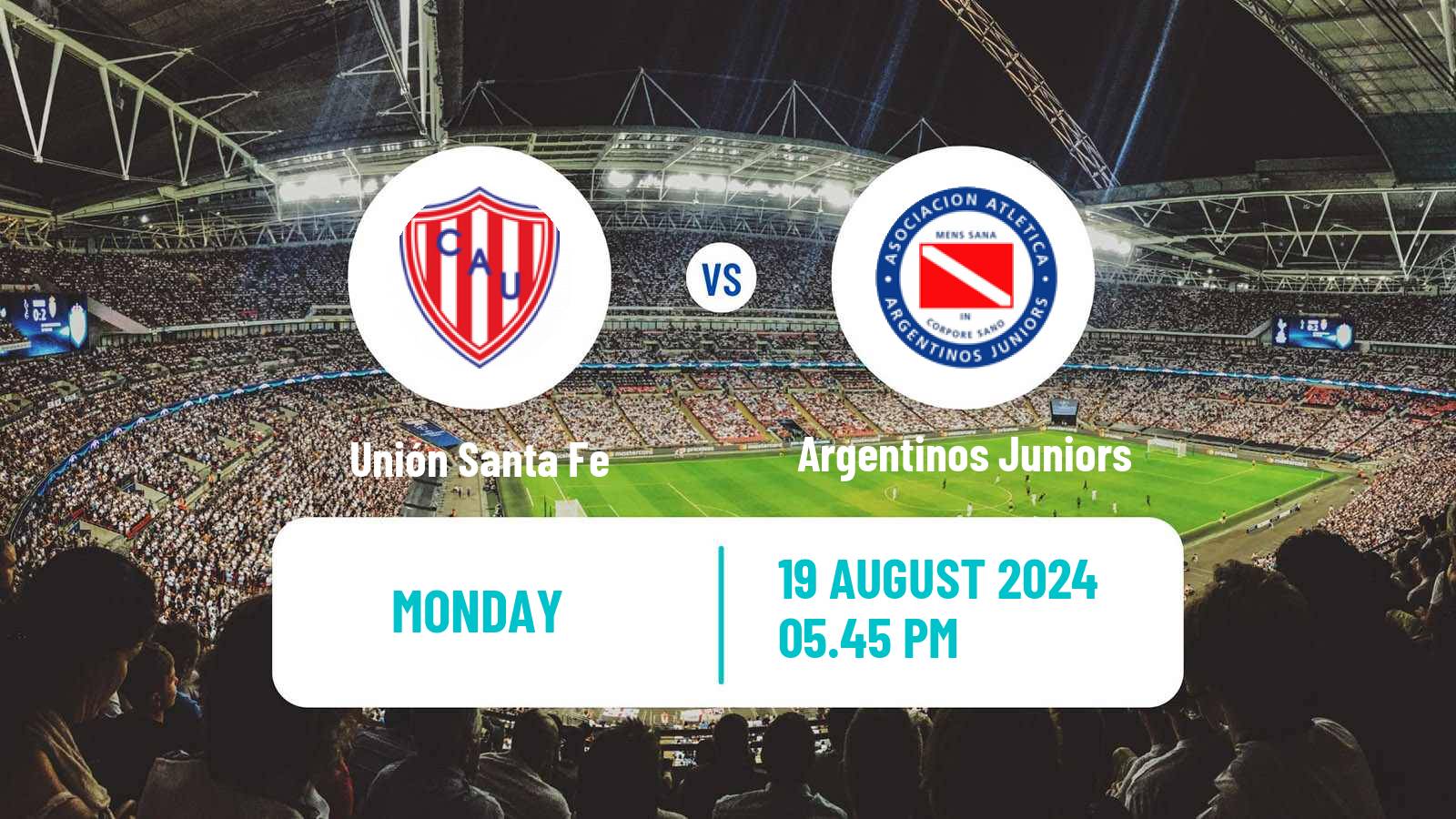 Soccer Argentinian Liga Profesional Unión Santa Fe - Argentinos Juniors