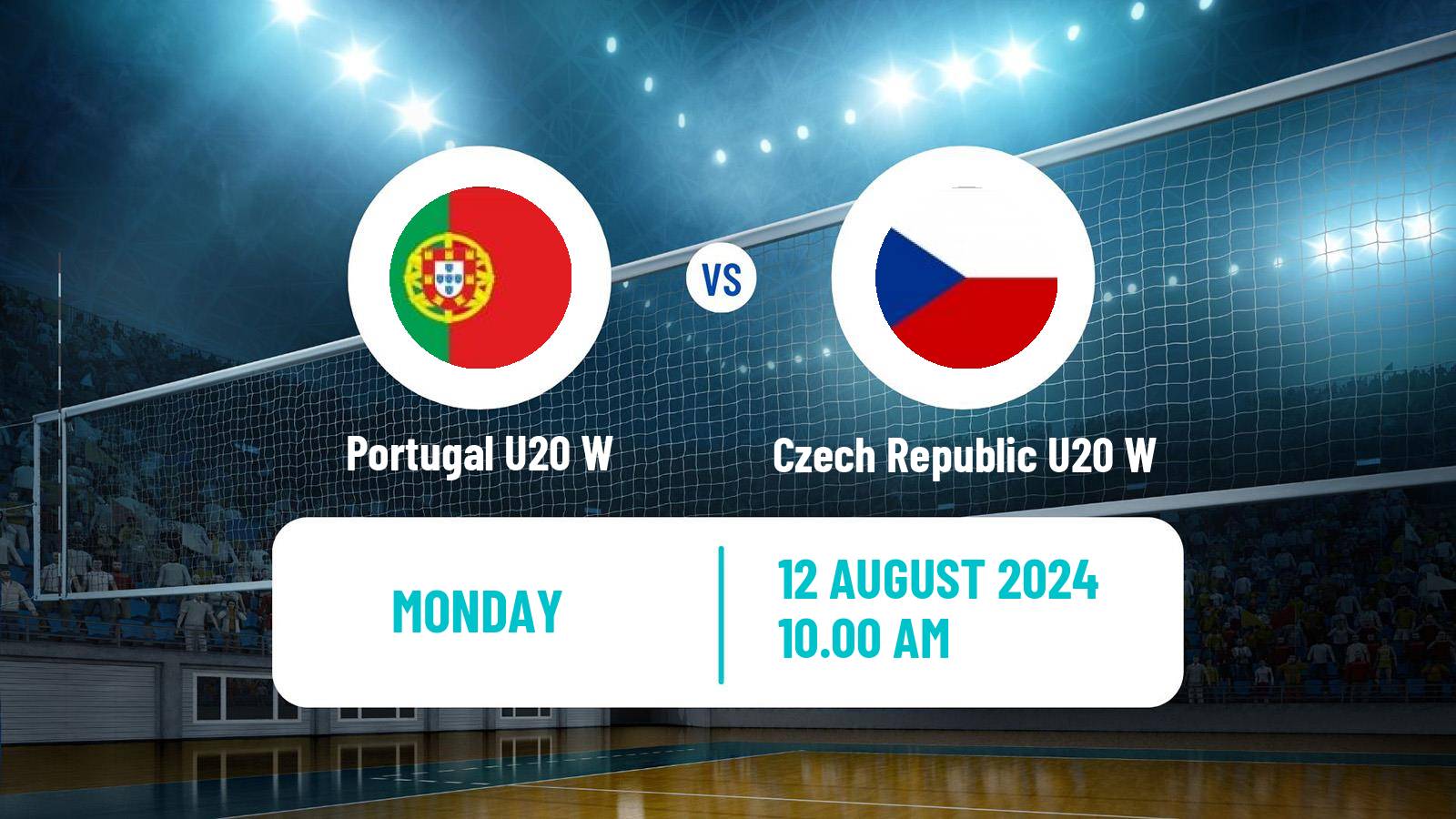 Volleyball European Championship U20 Volleyball Women Portugal U20 W - Czech Republic U20 W