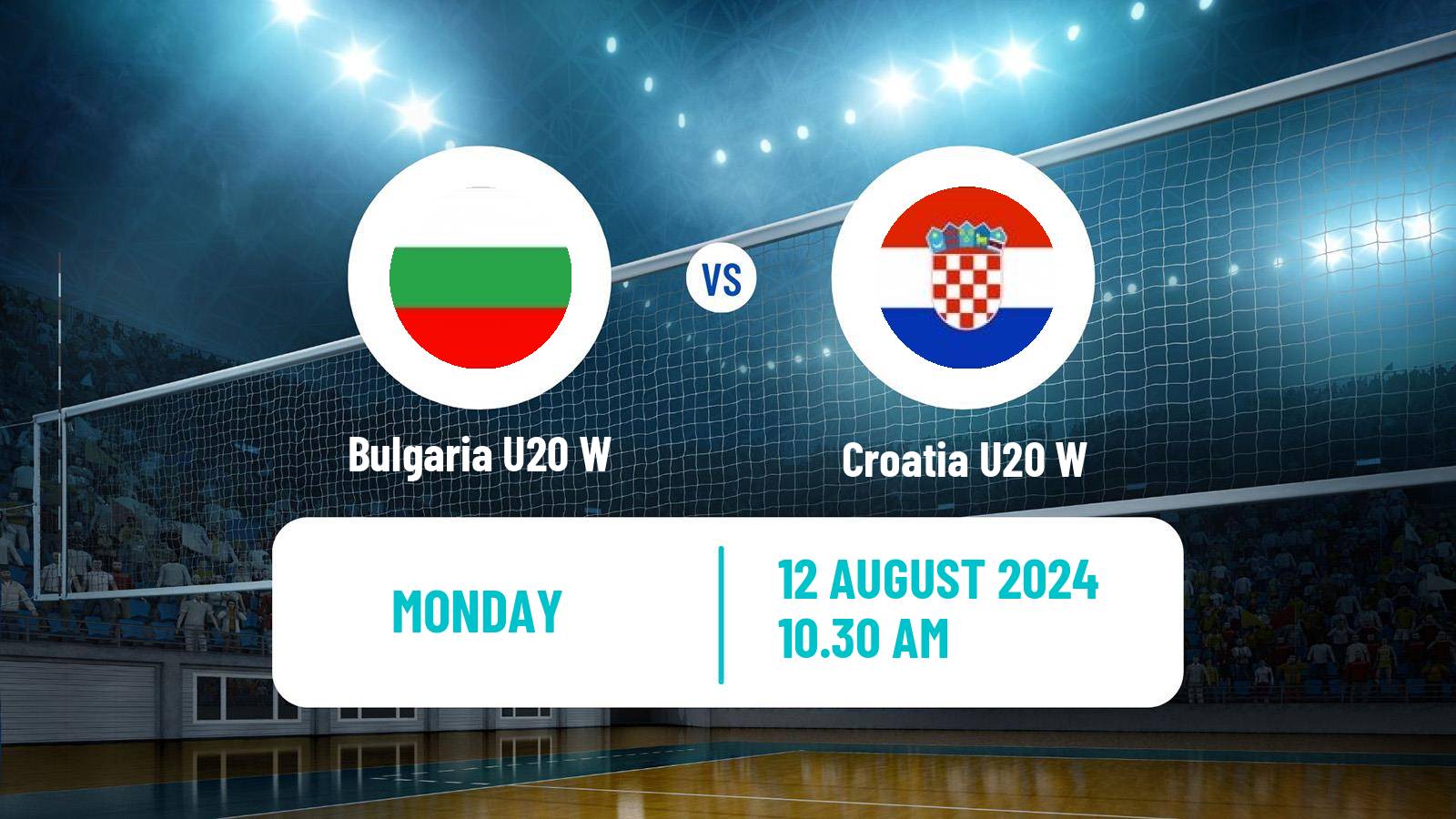 Volleyball European Championship U20 Volleyball Women Bulgaria U20 W - Croatia U20 W