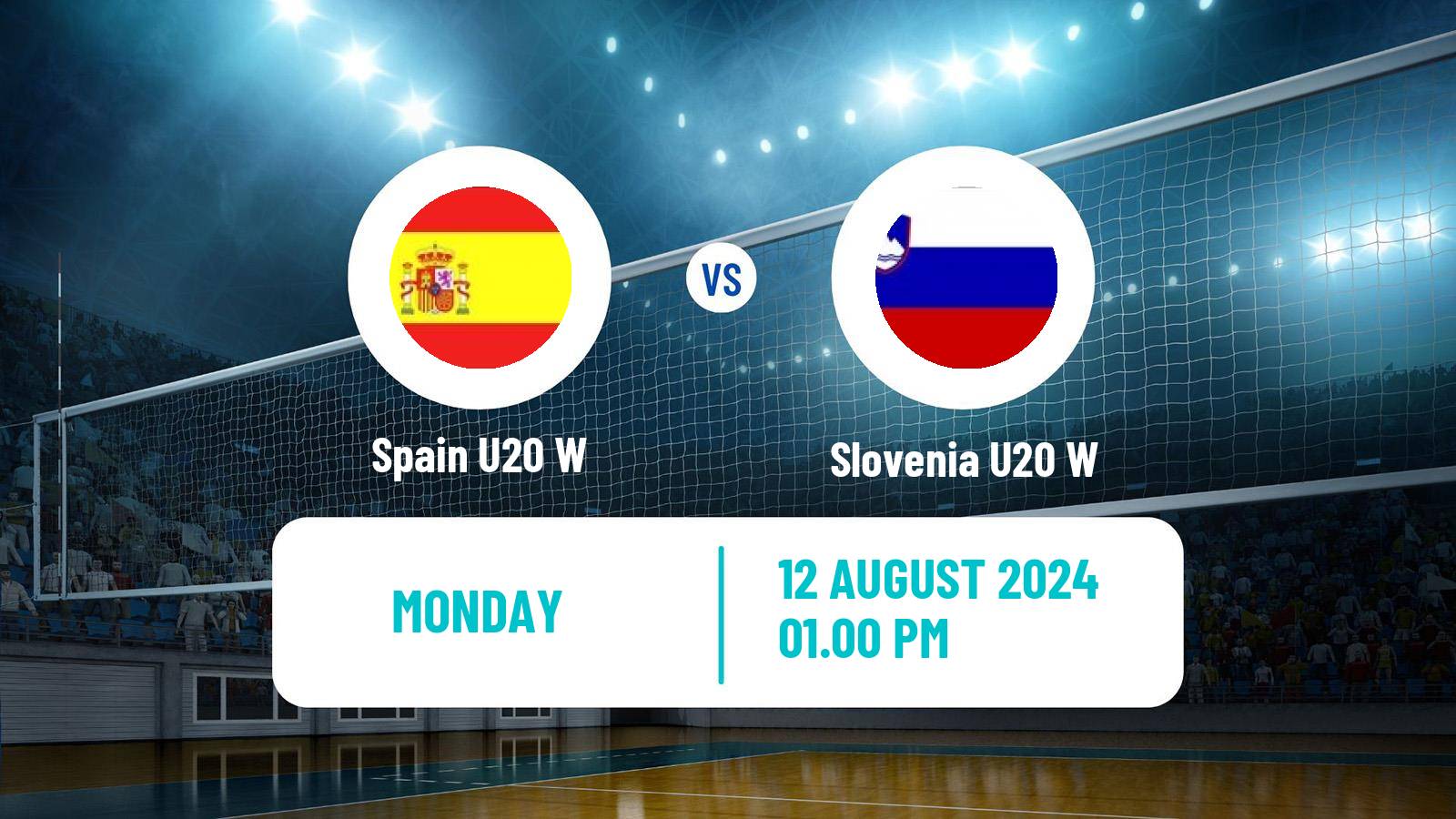 Volleyball European Championship U20 Volleyball Women Spain U20 W - Slovenia U20 W