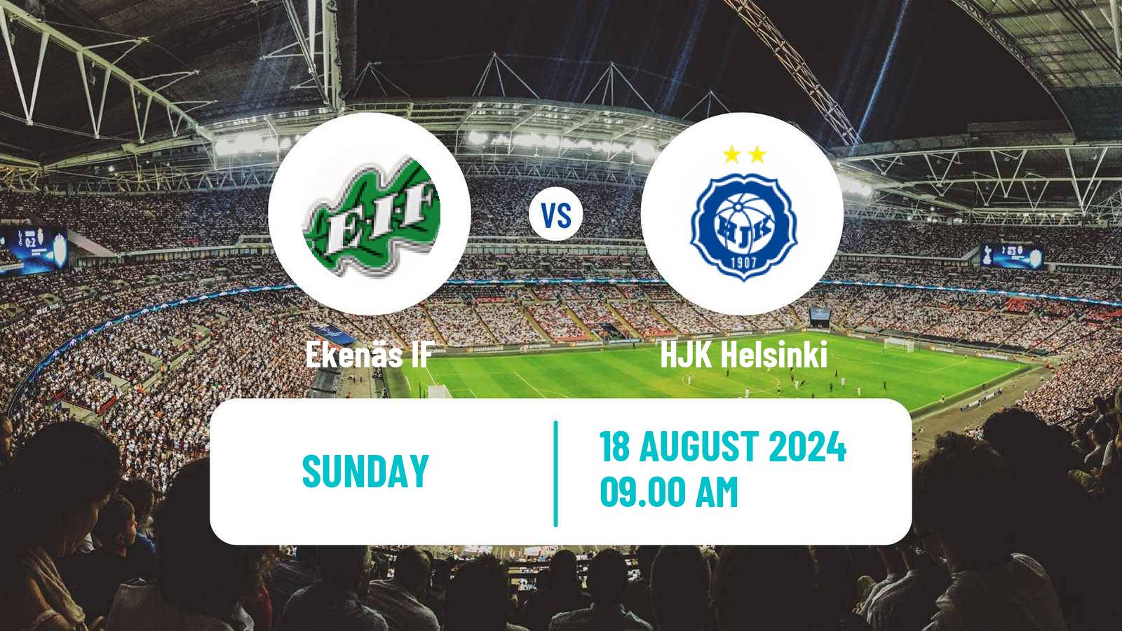 Soccer Finnish Veikkausliiga Ekenäs - HJK