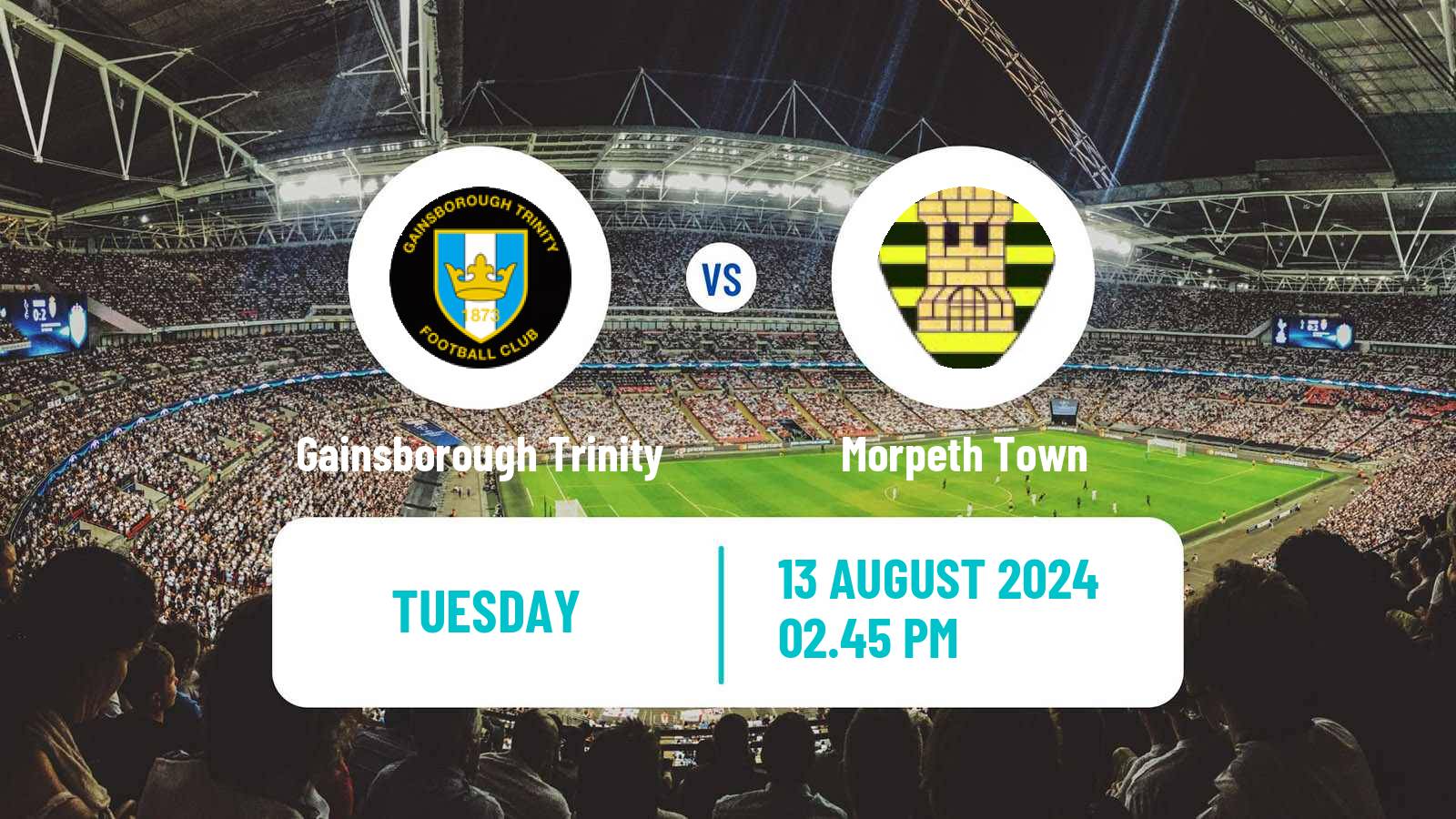 Soccer English NPL Premier Division Gainsborough Trinity - Morpeth Town